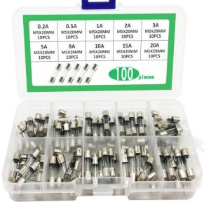 Kit de Fusibles de Vidrio 5x20 mm